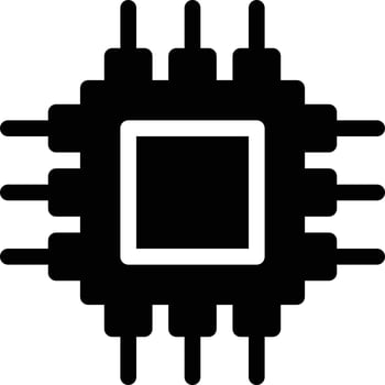 electronic chip vector illustration on a background.Premium quality symbols.vector icons for concept and graphic design.