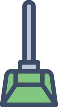 dust pan vector illustration on a background.Premium quality symbols.vector icons for concept and graphic design.