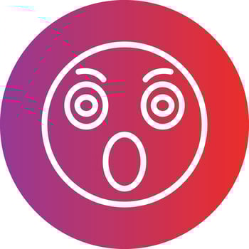 Surprised Icon Style vector
