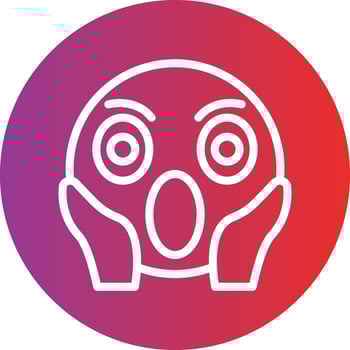 Yelling Icon Style vector