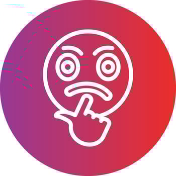 Confusing Icon Style vector