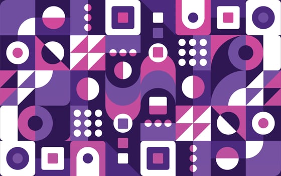 Abstract Geometric Mural Wallpaper Vector, Abstract Pattern, Mural Pattern, Colorful Vector