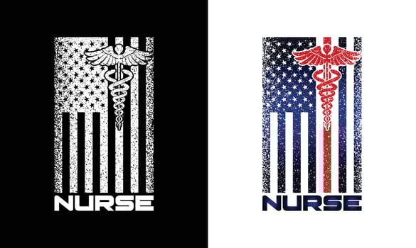 Nurse Quote T shirt design, typography vector
