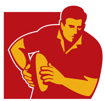 rugby player running with the ball png