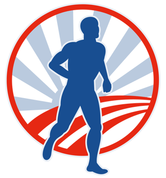 Phyiscal fitness marathon runner jogging png