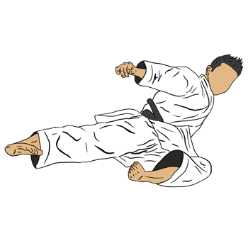 karate icon illustration png