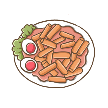 cartoon food doodle kawaii anime coloring page cute illustration drawing clipart character chibi manga comics png
