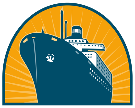 Ocean passenger liner boat ship png