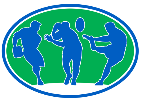 rugby player run fend pass kick png