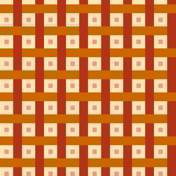 Seamless square pattern background retro colors vector