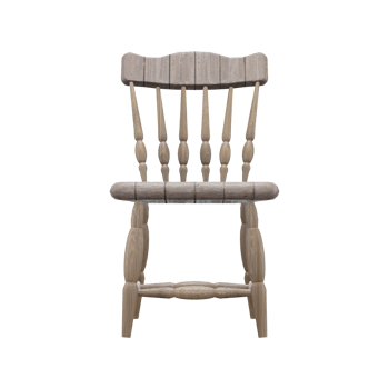 Realistic Chair Illustration. 3D Render. png