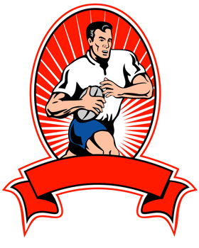 rugby player running with ball png