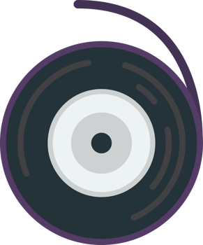 movie tape illustration in minimal style png