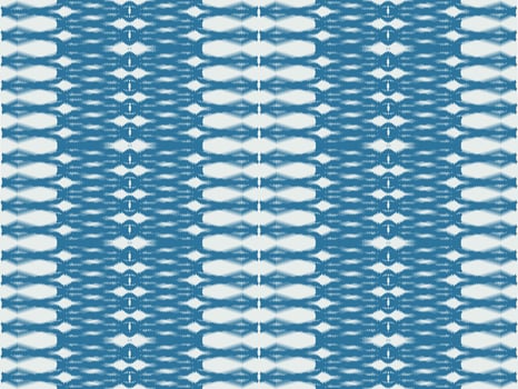 Ikat pattern emboidery style vector