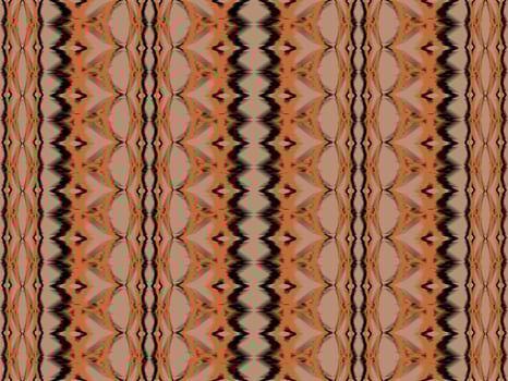 Ikat pattern emboidery style vector