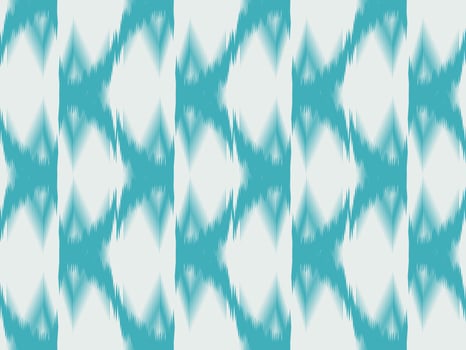Ikat pattern emboidery style vector