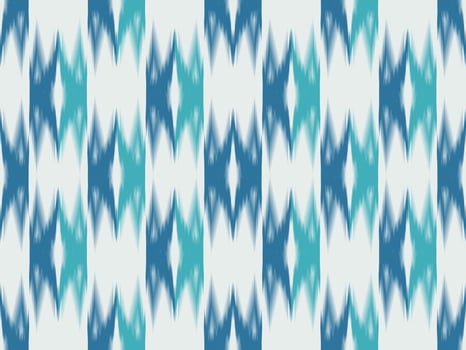 Ikat pattern emboidery style vector