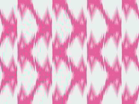 Ikat pattern emboidery style vector