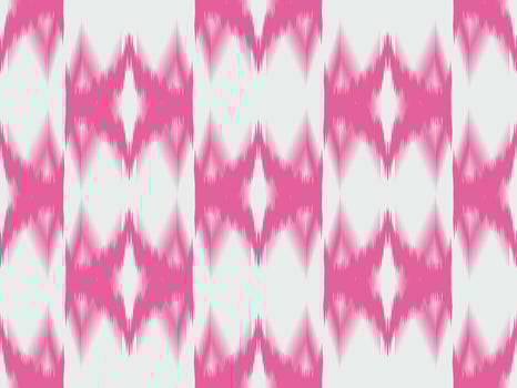Ikat pattern emboidery style vector
