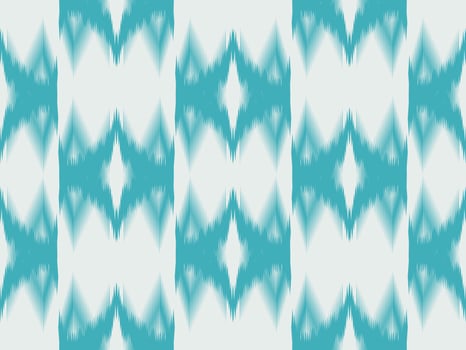 Ikat pattern emboidery style vector
