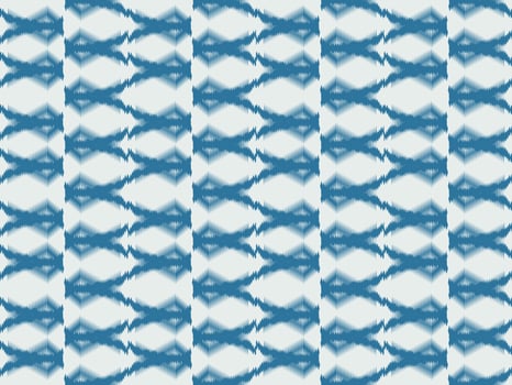 Ikat pattern emboidery style vector