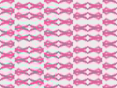 Ikat pattern emboidery style vector