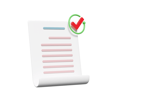 3d white checklist paper icon isolated. check marks, tick marks symbols, project plan, business strategy, purchase contract concept, 3d render illustration png