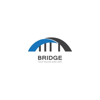 bridge Logo Template vector icon illustration
