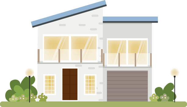 modern house flat style png