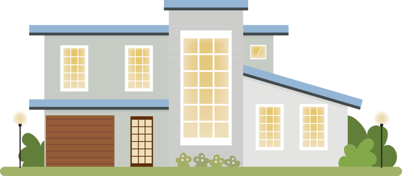 modern house flat style png