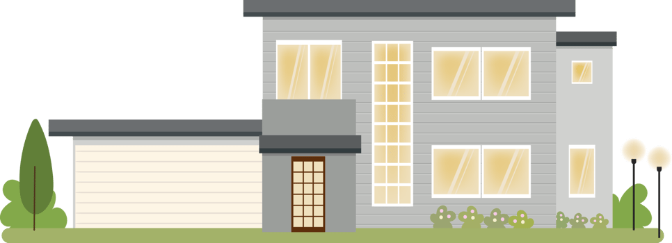 modern house flat style png