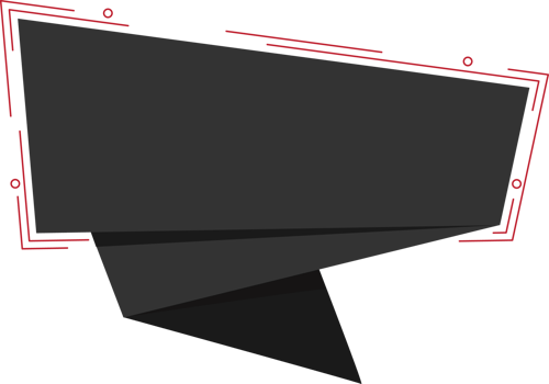 Black Friday flat origami paper social media banner png