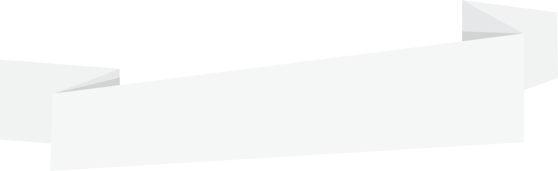 white paper folding origami banner png