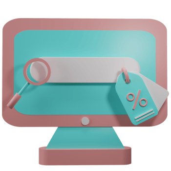 Concept of online shopping on social media app 3D Illustration png