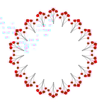 Vector illustration of a bright poppy flower. Anzac memorial day symbol
