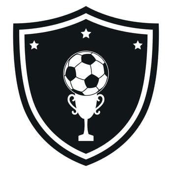 Football championship or football club logo vector