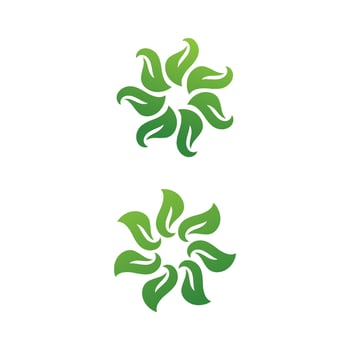 Green Tree leaf ecology nature element vector