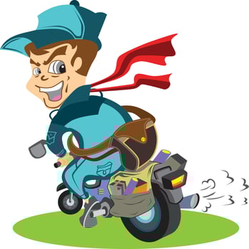 Illustration of mascot illustration for promotional media or product mascot vector
