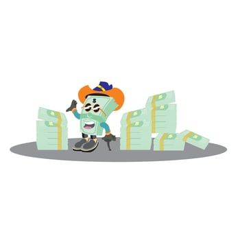 Illustration of mascot illustration for promotional media or product mascot vector
