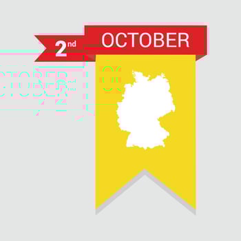 Germany Indpendence day design vector