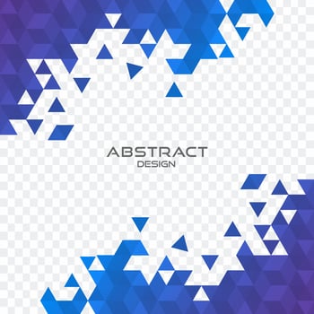 Abstract triangle background. vector