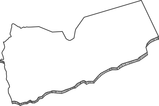 Hand Drawn of Yemen 3D Map png