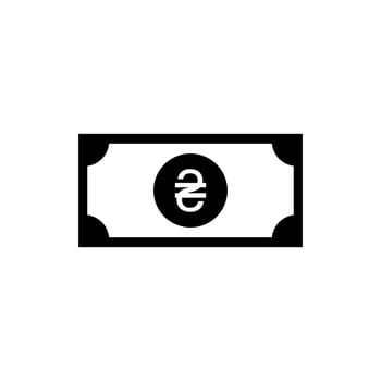Ukraine Currency Icon Symbol, Ukrainian Hryvnia, UAH Sign. Vector Illustration
