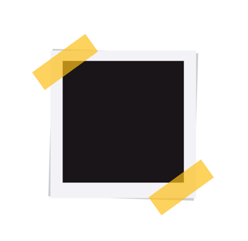 empty photo frame illustration png
