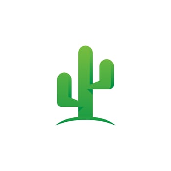 Cactus Icon design template vector