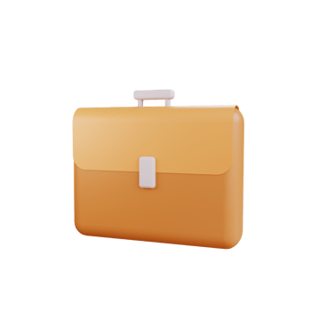 Illustration Vector Graphic of Briefcase 3D png