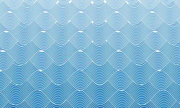 seamless pattern with wave lines vector