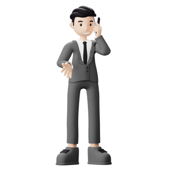 Business Man On Call png