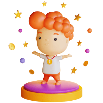3d boy character winner png
