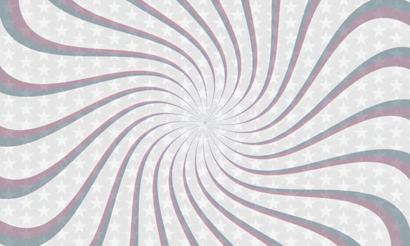 abstract usa background with spiral and stars vector